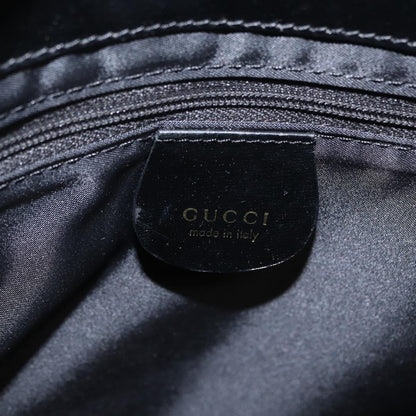 Gucci Vintage Handbag Leather, BLACK, LEATHER, Handbag