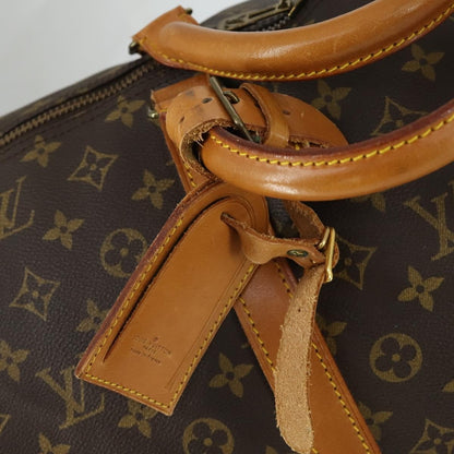 Louis Vuitton Keepall Bandouliere Bag Monogram Canvas, BROWN, CANVAS, Travel bag