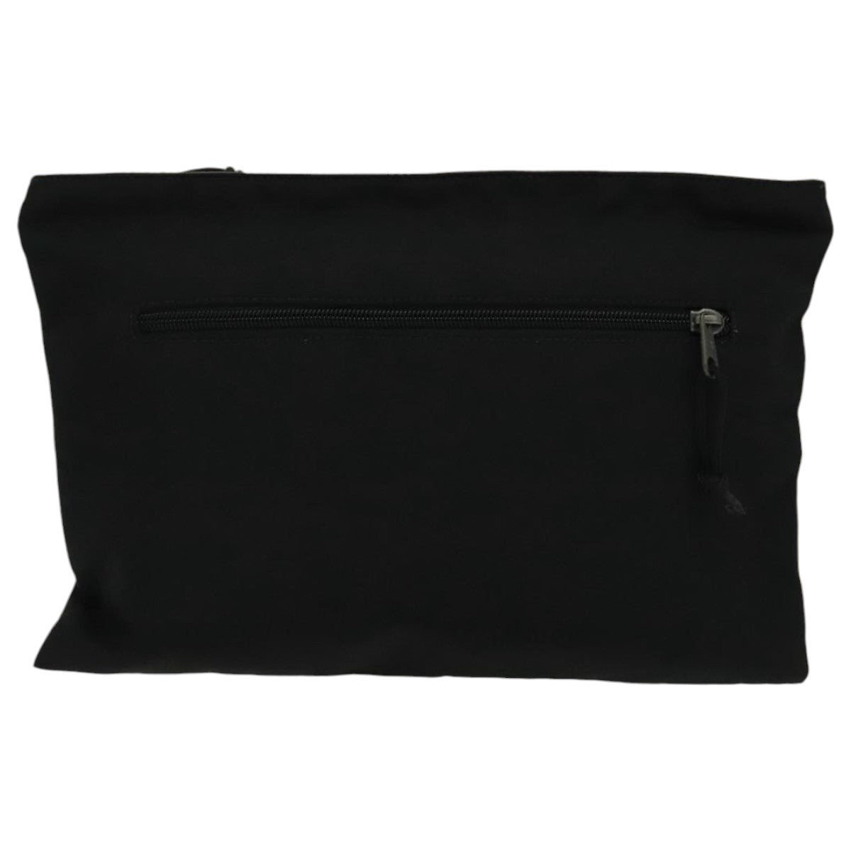 Balenciaga Logo Pouch Canvas, BLACK, CANVAS, Clutche & pouche