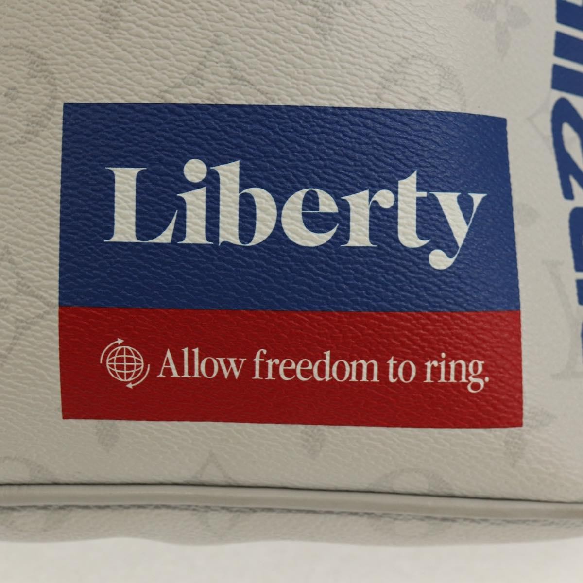 Louis Vuitton Chalk Sling Bag Limited Edition Logo Story Monogram Canvas, WHITE, CANVAS, Shoulder bag