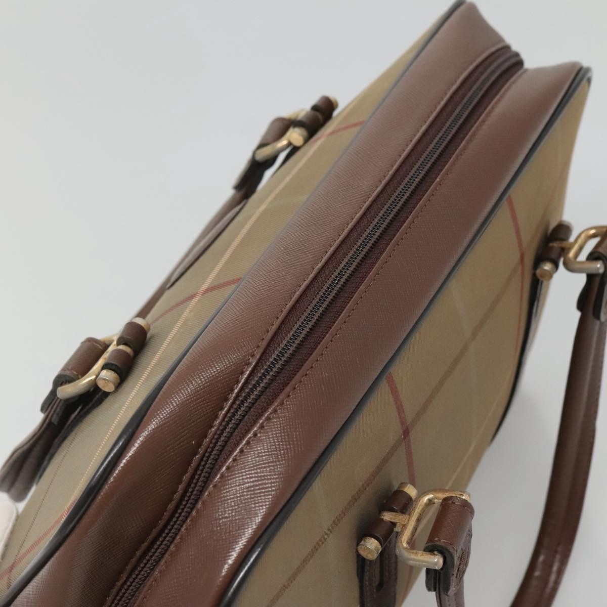 Burberry Nova Check Handbag Nova Check Canvas, BEIGE, CANVAS, Handbag