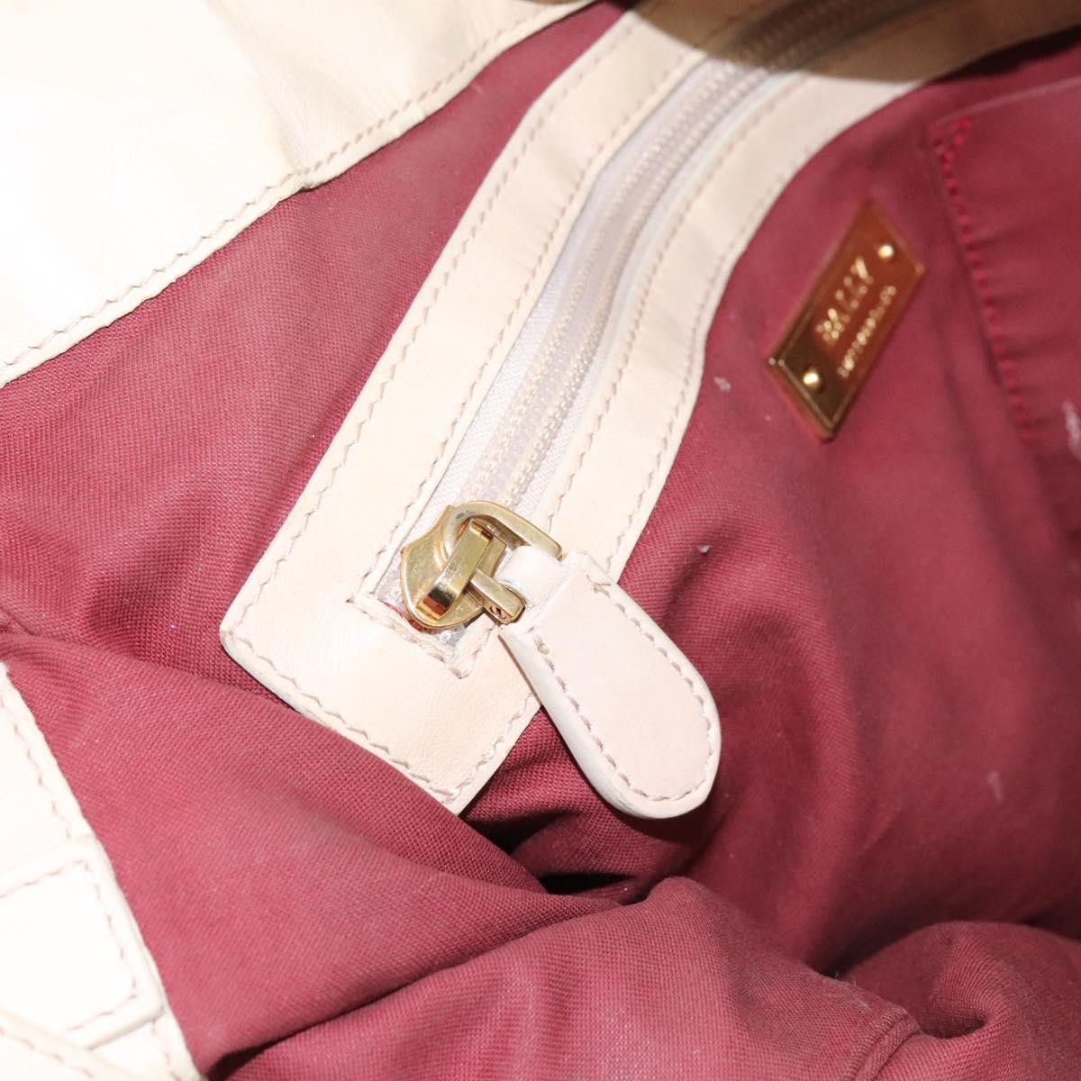 Bally Handbag Leather, BEIGE, LEATHER, Tote bag