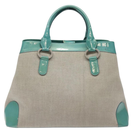 Bvlgari Tote bag Canvas, GRAY, CANVAS, Tote bag