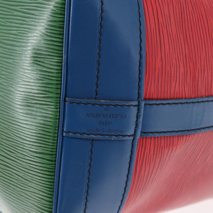 Louis Vuitton Tricolor Noe Handbag Epi Leather, RED, LEATHER, Shoulder bag