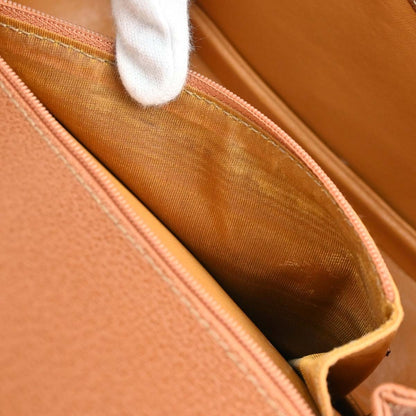 Gucci Vintage Convertible Bamboo Top Handle Bag Leather, BROWN, LEATHER, Handbag