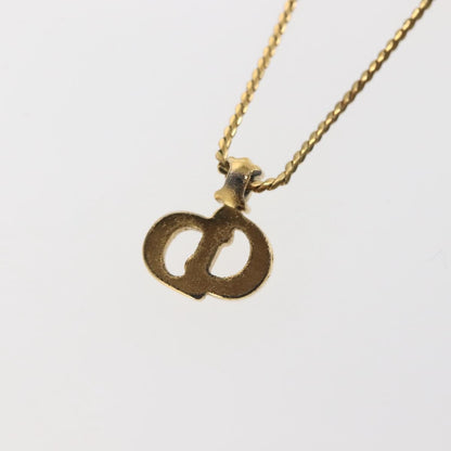 Christian Dior CD Logo necklace Metal, GOLD, METAL, Necklace