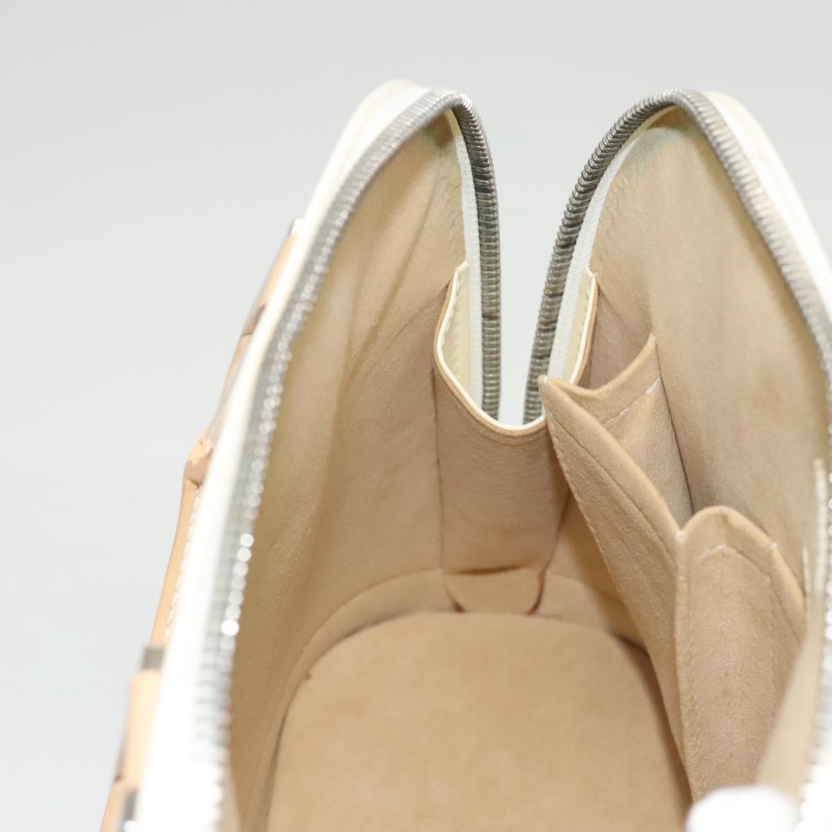 Louis Vuitton Alma Handbag Limited Edition Graffiti Leather, WHITE, CANVAS, Handbag