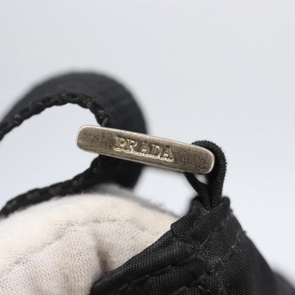 Prada Flat Messenger Bag Tessuto, BLACK, NYLON, Shoulder bag