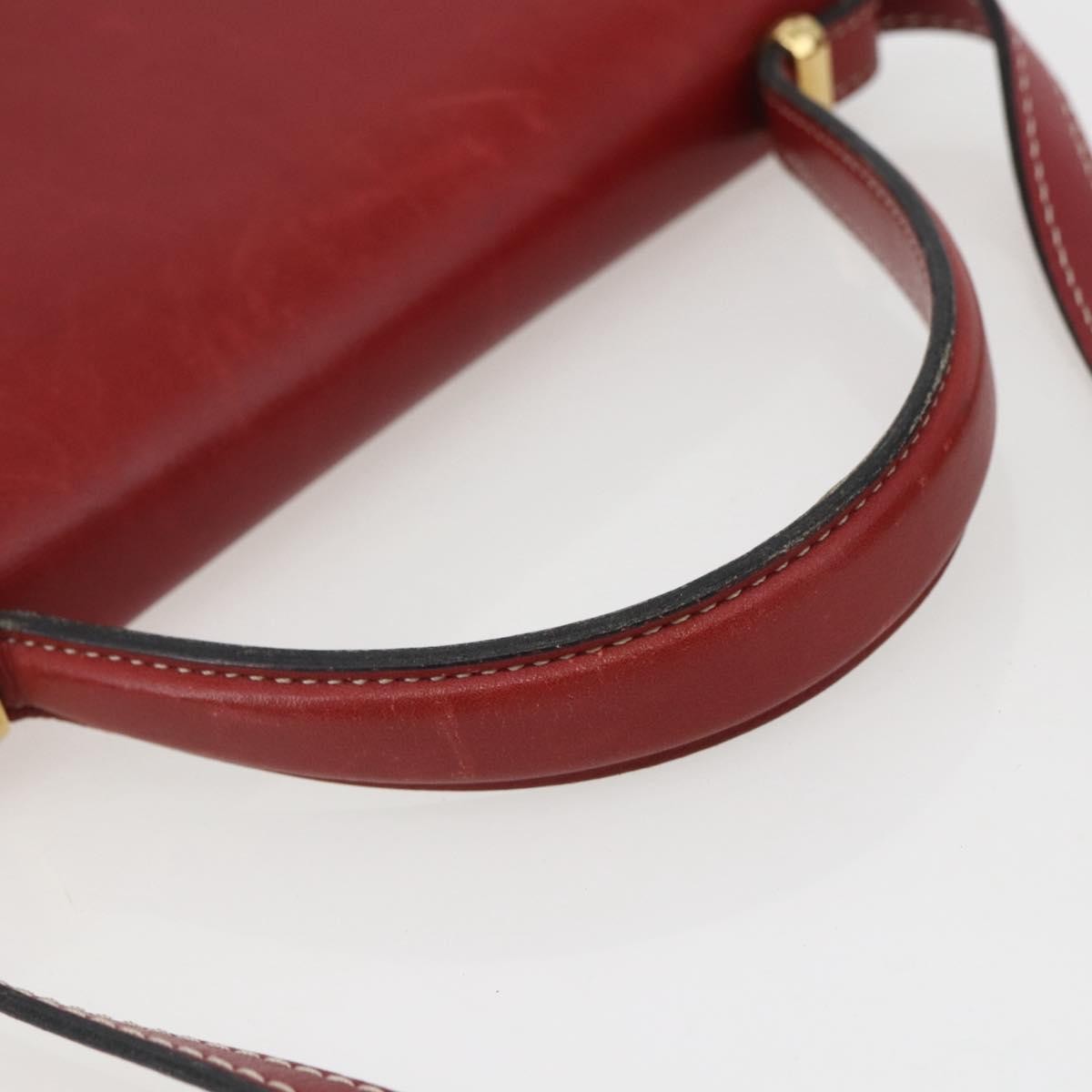 Christian Dior Vintage Handbag Leather, RED, LEATHER, Handbag