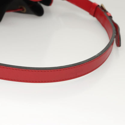 Louis Vuitton Bicolor Noe Handbag Epi Leather, BLACK, LEATHER, Shoulder bag