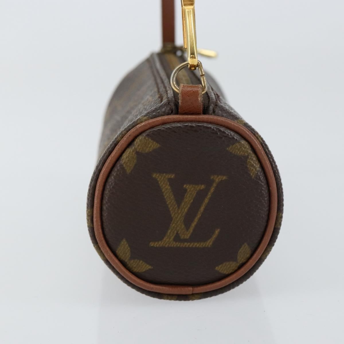 Louis Vuitton Papillon Pochette Monogram Canvas, BROWN, CANVAS, Clutche & pouche