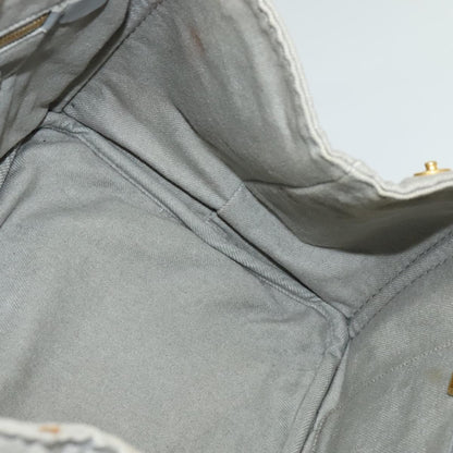 Prada Canapa Tote Canvas, GRAY, CANVAS, Tote bag