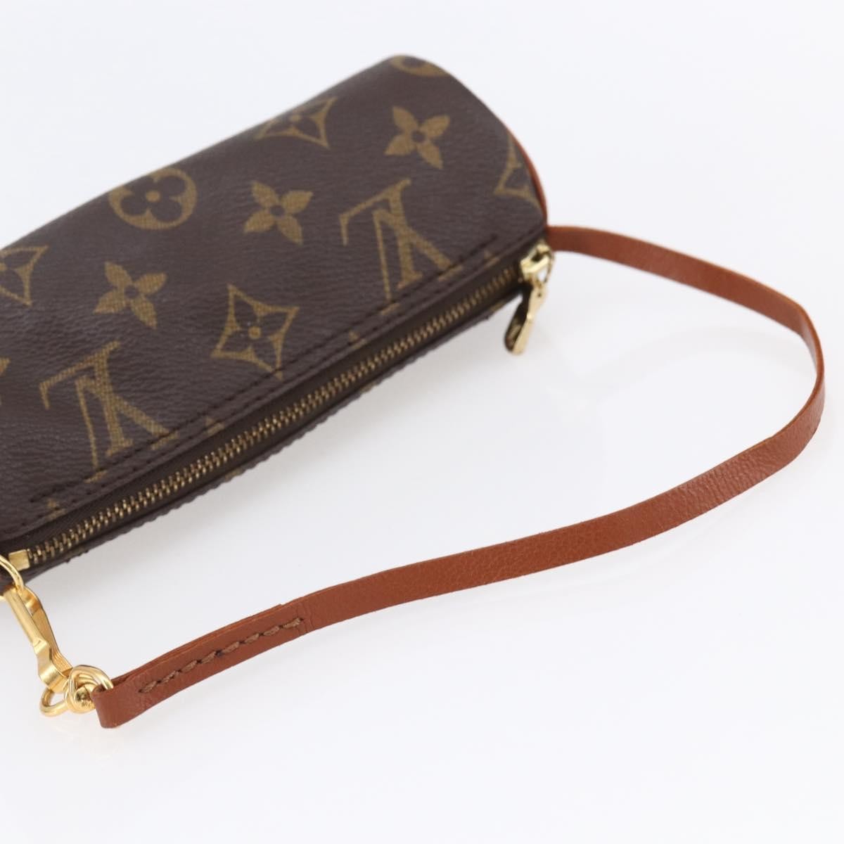 Louis Vuitton Papillon Pochette Monogram Canvas, BROWN, CANVAS, Clutche & pouche