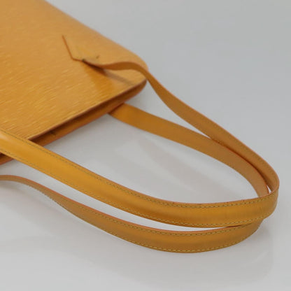 Louis Vuitton Lussac Handbag Epi Leather, YELLOW, LEATHER, Shoulder bag