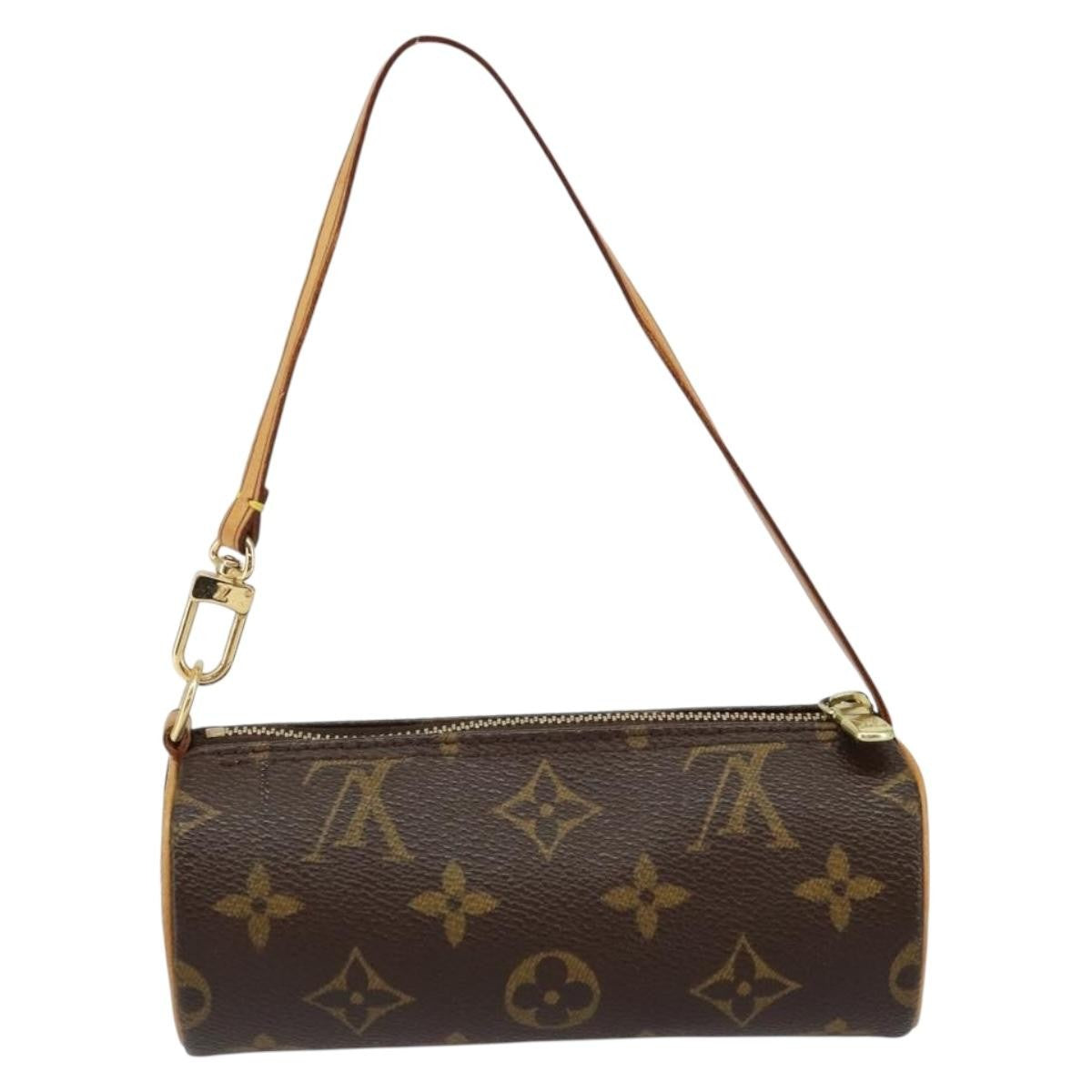 Louis Vuitton Papillon Pochette Monogram Canvas, BROWN, CANVAS, Handbag