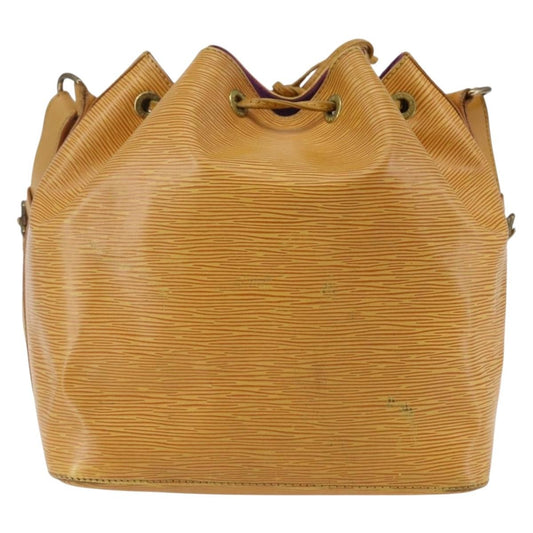 Louis Vuitton Petit Noe Handbag Epi Leather, YELLOW, LEATHER, Shoulder bag