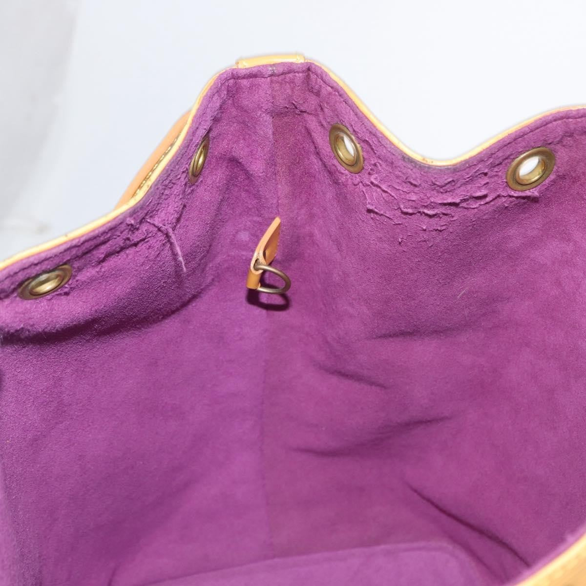 Louis Vuitton Petit Noe Handbag Epi Leather, YELLOW, LEATHER, Shoulder bag