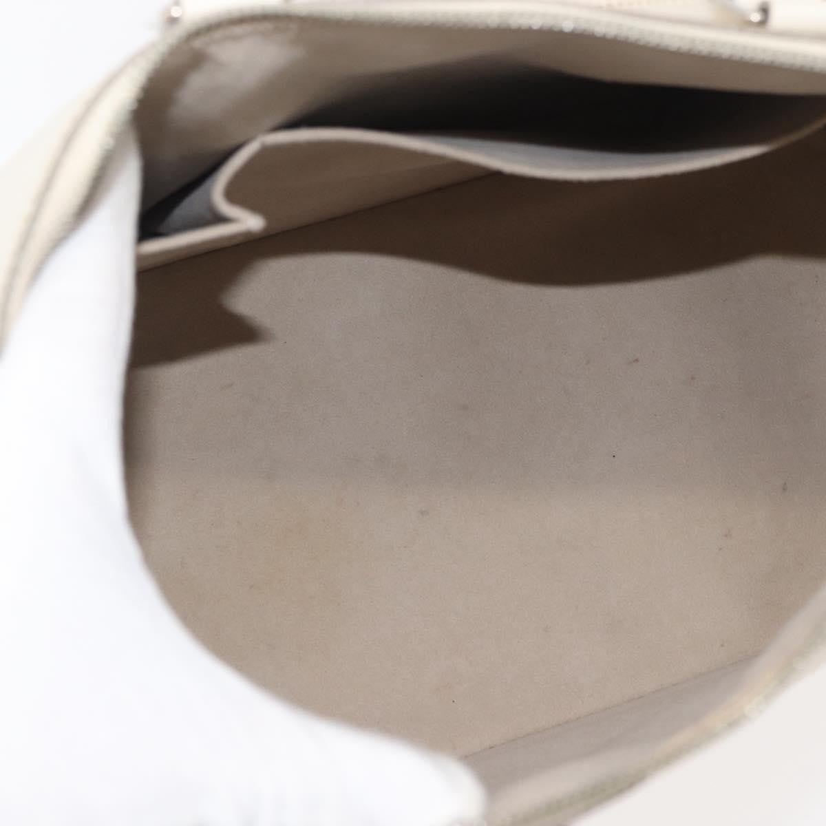 Louis Vuitton Alma Handbag Epi Leather, White, Leather, Handbag