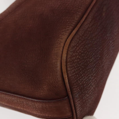 Bvlgari Medallion Frame Shoulder Bag Leather, BROWN, LEATHER, Shoulder bag