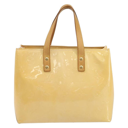 Louis Vuitton Reade Handbag Monogram Vernis, YELLOW, PATENT_LEATHER, Handbag