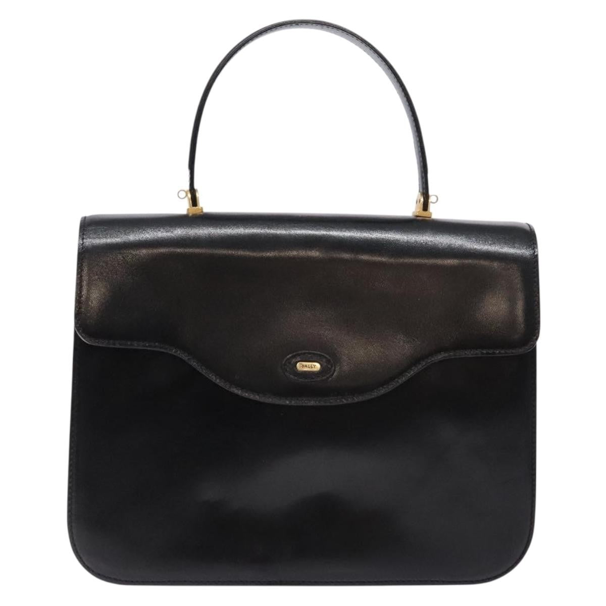Bally Handbag Leather, BLACK, LEATHER, Handbag