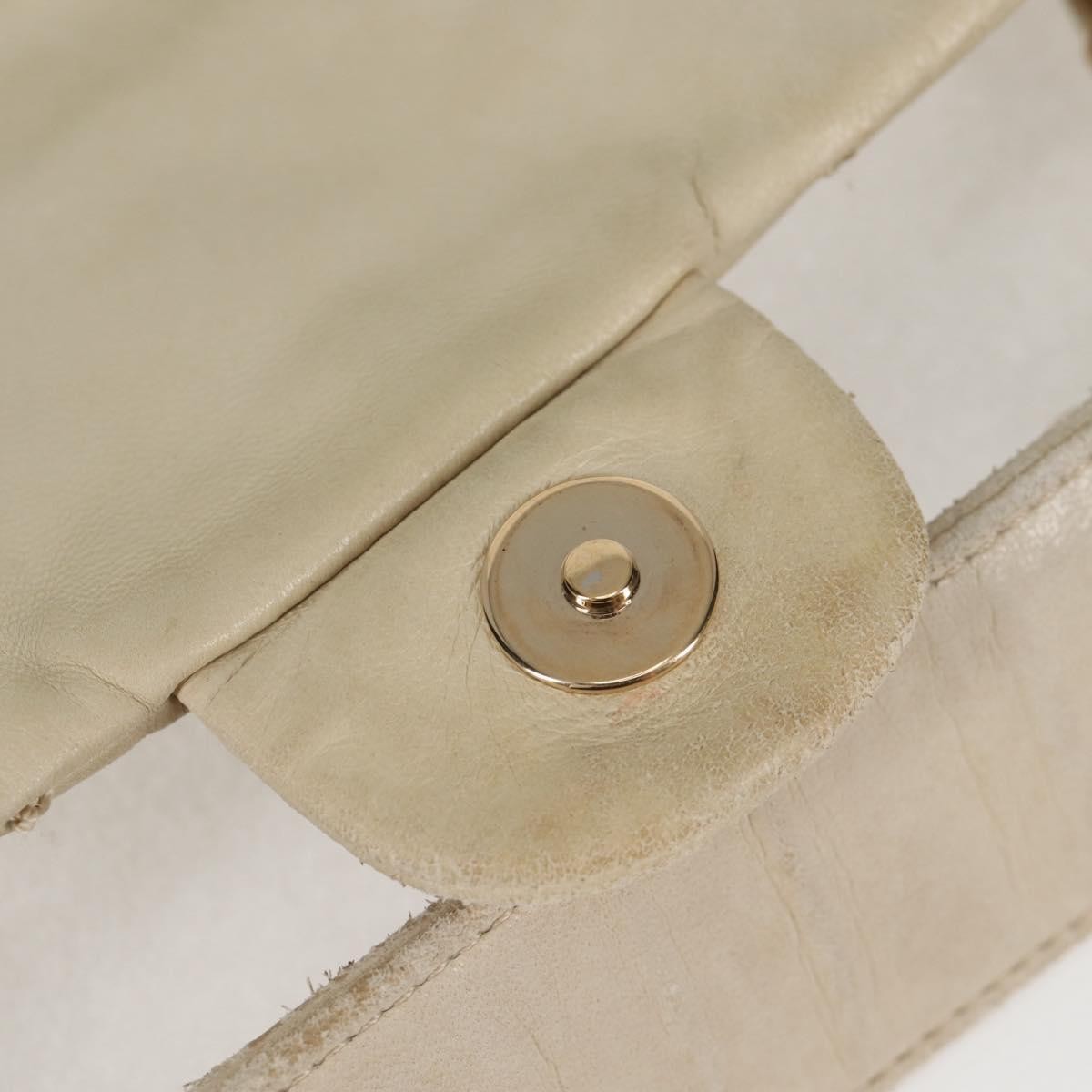 Chanel Lady Braid Flap Bag Quilted Distressed Lambskin, BEIGE, LEATHER, Shoulder bag