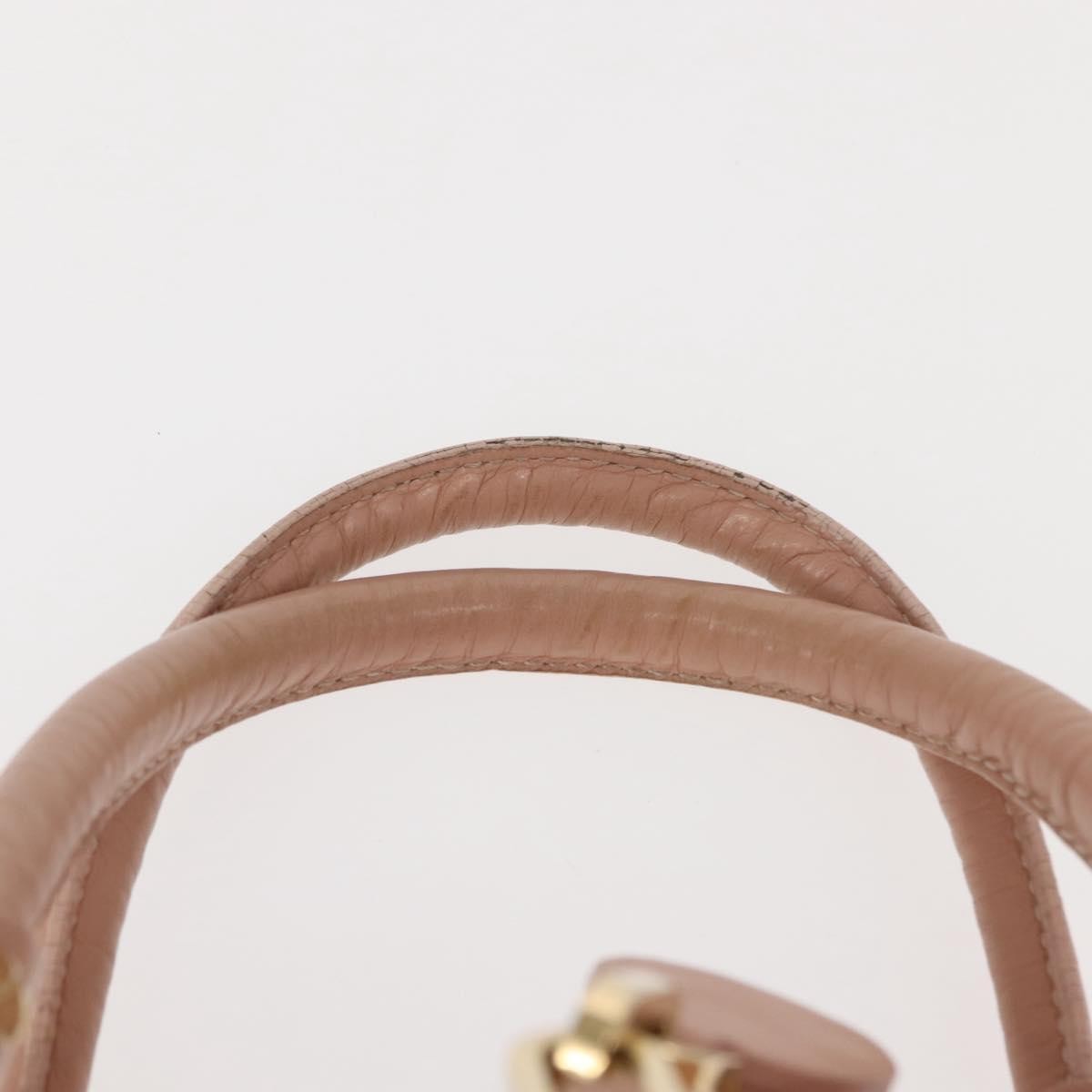 Versace Vintage Medusa Belt Bag Leather, PINK, LEATHER, Handbag