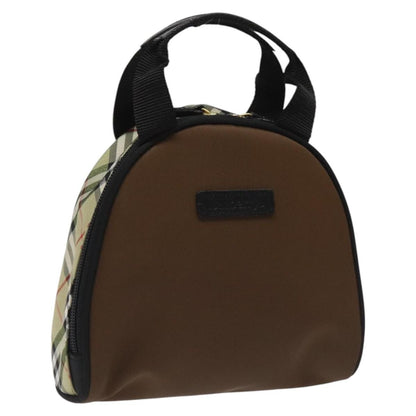 Burberry Nova Check Handbag Nylon, BROWN, NYLON, Handbag