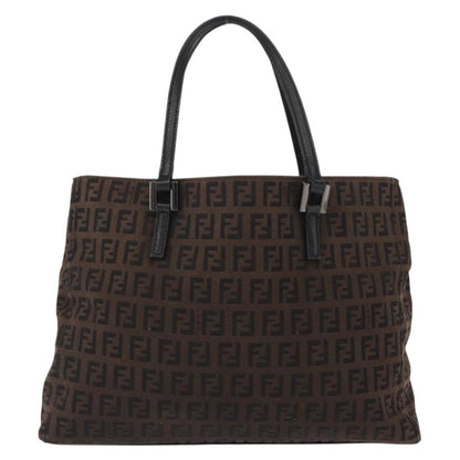Fendi Zucca Tote bag Canvas, BROWN, CANVAS, Tote bag