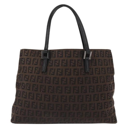 Fendi Zucca Tote bag Canvas, BROWN, CANVAS, Tote bag