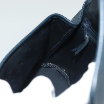 Christian Dior Vintage Handbag Leather, NAVY, LEATHER, Handbag