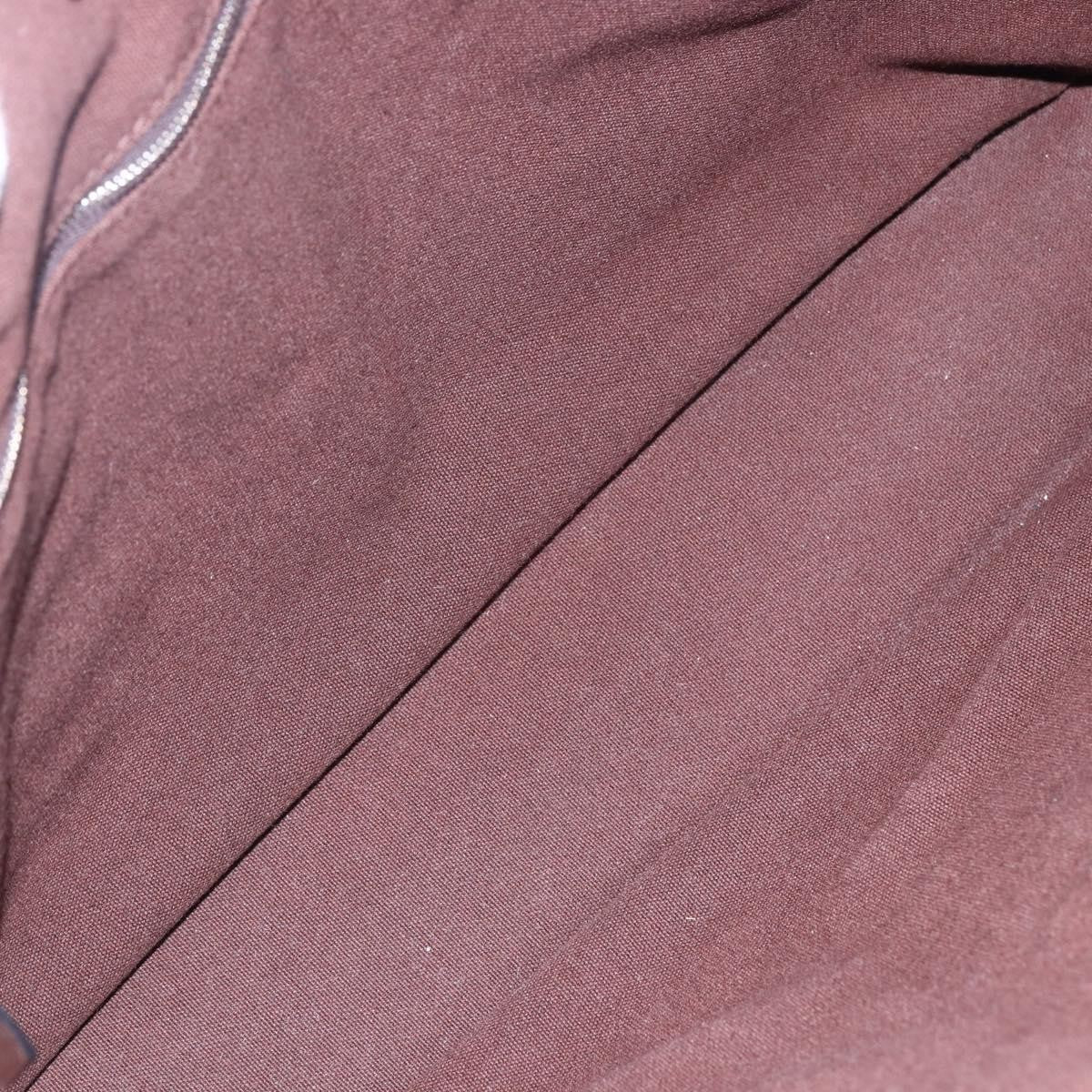 Hermes Troca Horizontal Tote Canvas, BROWN, CANVAS, Tote bag