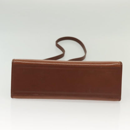 Burberry Vintage Handbag Leather, BROWN, LEATHER, Handbag