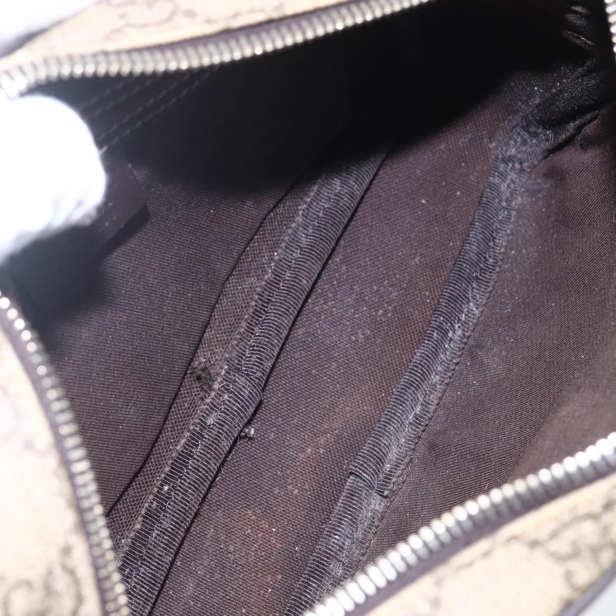 Gucci Front Zip Crossbody GG Canvas, BEIGE, CANVAS, Shoulder bag