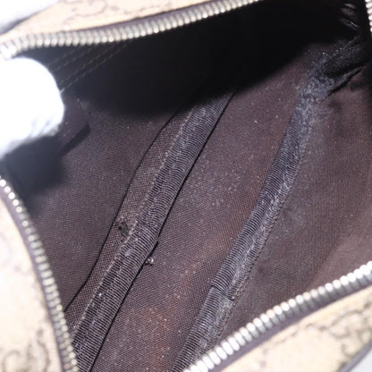 Gucci Front Zip Crossbody GG Canvas, BEIGE, CANVAS, Shoulder bag