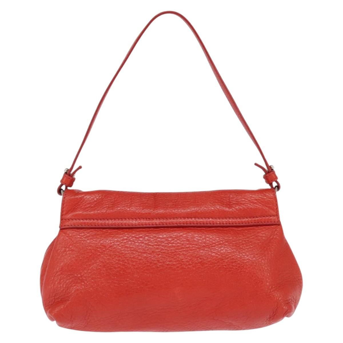 Chloe Lily Shoulder bag Leather, RED, LEATHER, Shoulder bag