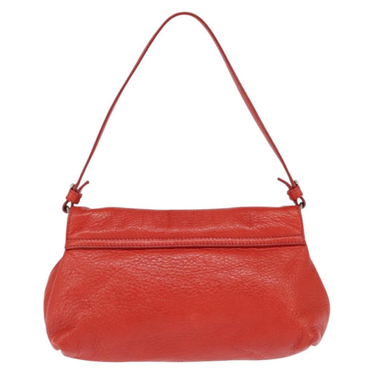 Chloe Lily Shoulder bag Leather, RED, LEATHER, Shoulder bag
