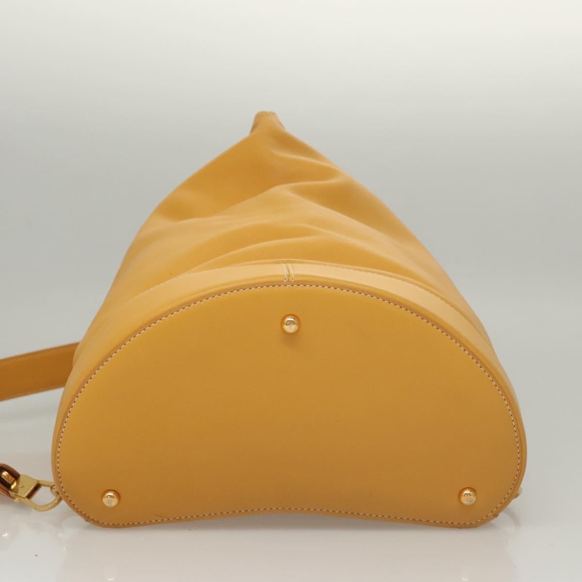 Loewe Anton Sling Bag Leather, YELLOW, LEATHER, Shoulder bag
