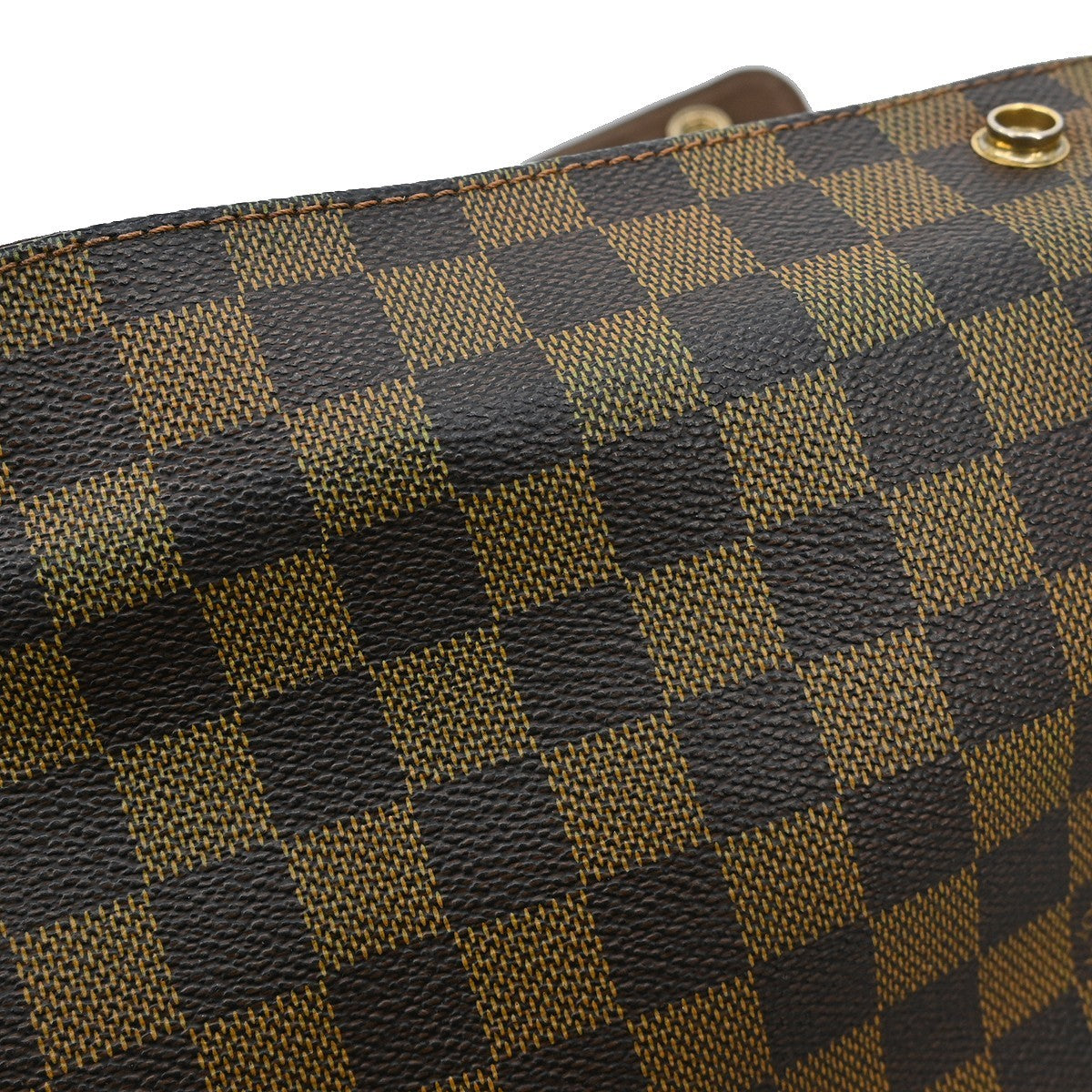 Louis Vuitton Naviglio Handbag Damier, BROWN, CANVAS, Shoulder bag