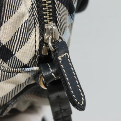 Burberry Nova Check Blue Label Nylon, GRAY, NYLON, Bag