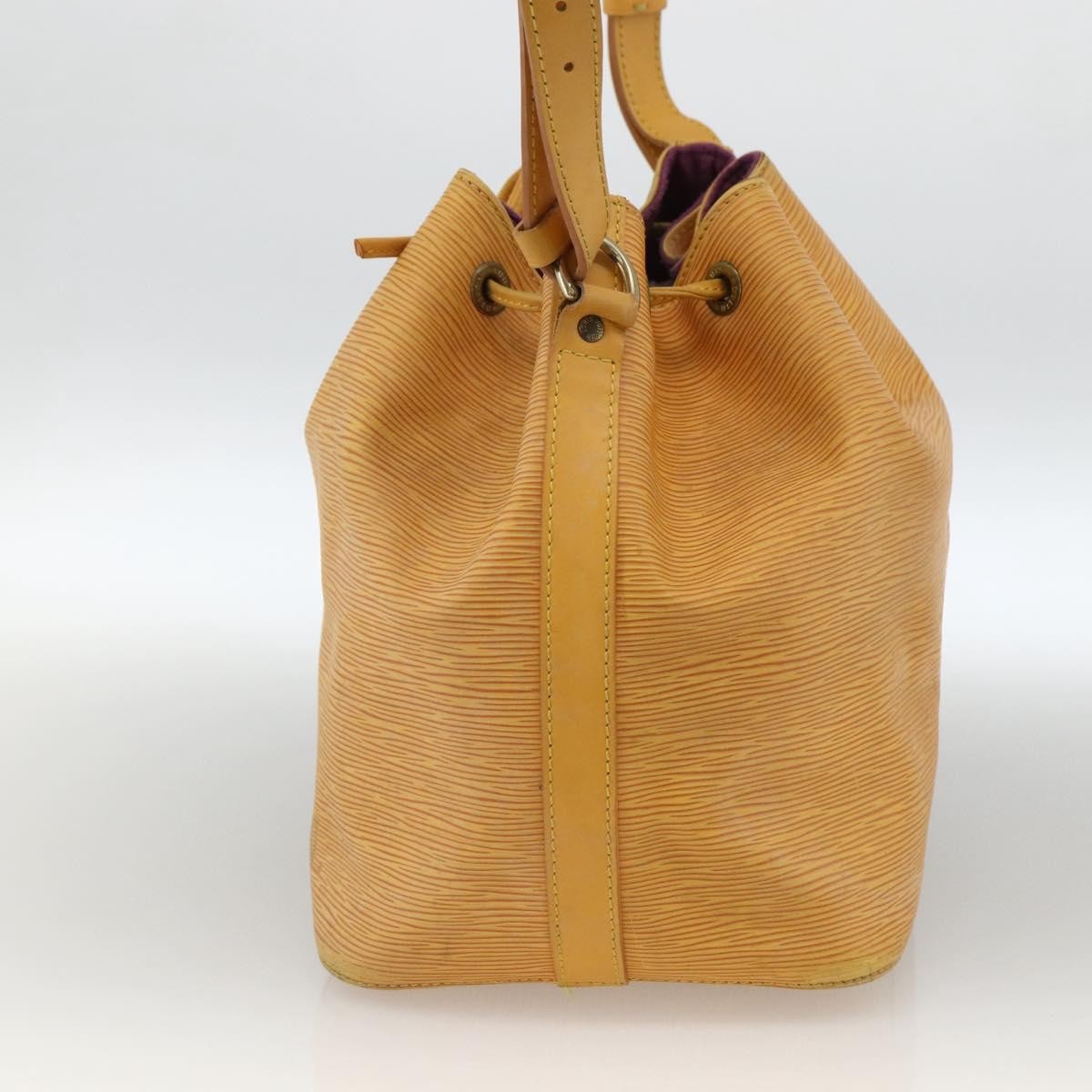 Louis Vuitton Petit Noe Handbag Epi Leather, YELLOW, LEATHER, Shoulder bag