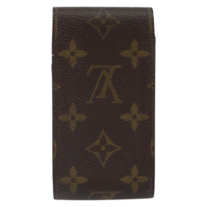 Louis Vuitton Cigarette Case Monogram Canvas, BROWN, CANVAS, Clutche & pouche