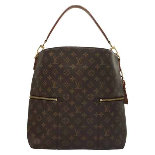 Louis Vuitton Melie Handbag Monogram Canvas, BROWN, CANVAS, Shoulder bag