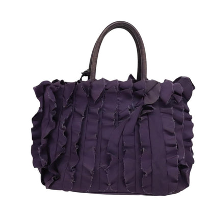 Prada Gaufre Convertible Tote Tessuto, PURPLE, NYLON, Tote bag