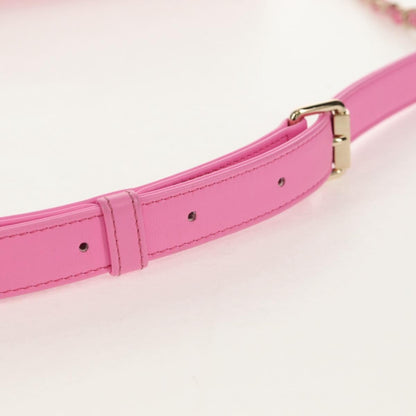 Chanel Flap Messenger Bag Quilted Denim, PINK, CANVAS, Shoulder bag