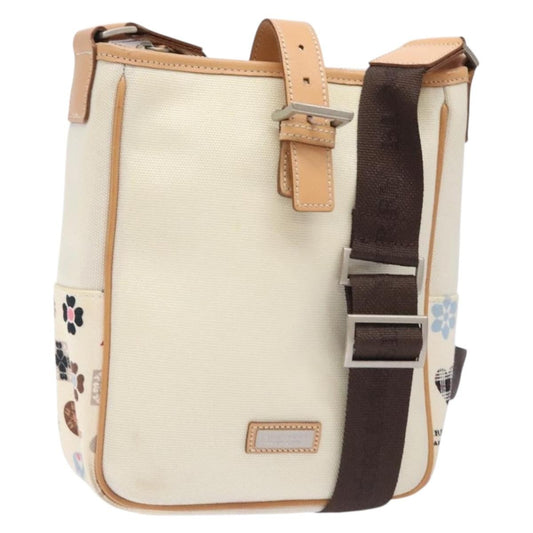 Burberry Black Label Shoulder bag Canvas, BEIGE, CANVAS, Shoulder bag