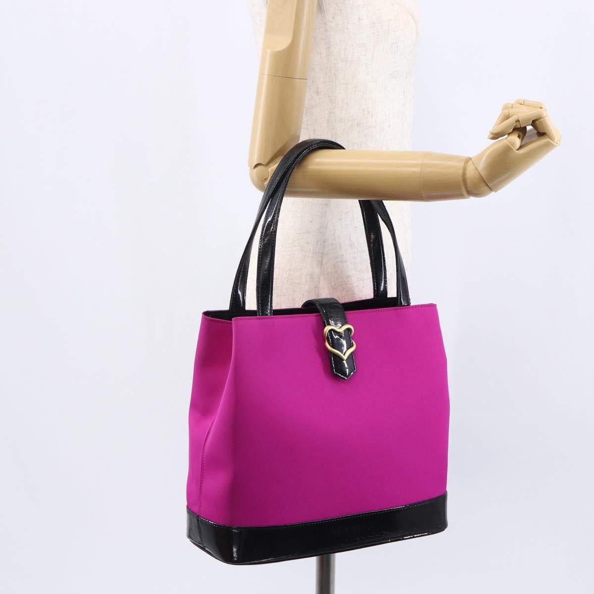 Saint Laurent Vintage Handbag Nylon, PINK, NYLON, Handbag