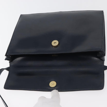 Loewe Anagram Shoulder Bag Leather, Navy, Leather, Shoulder Bag