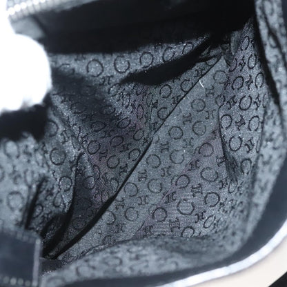 Celine C Macadam Handbag Canvas, BLACK, CANVAS, Handbag