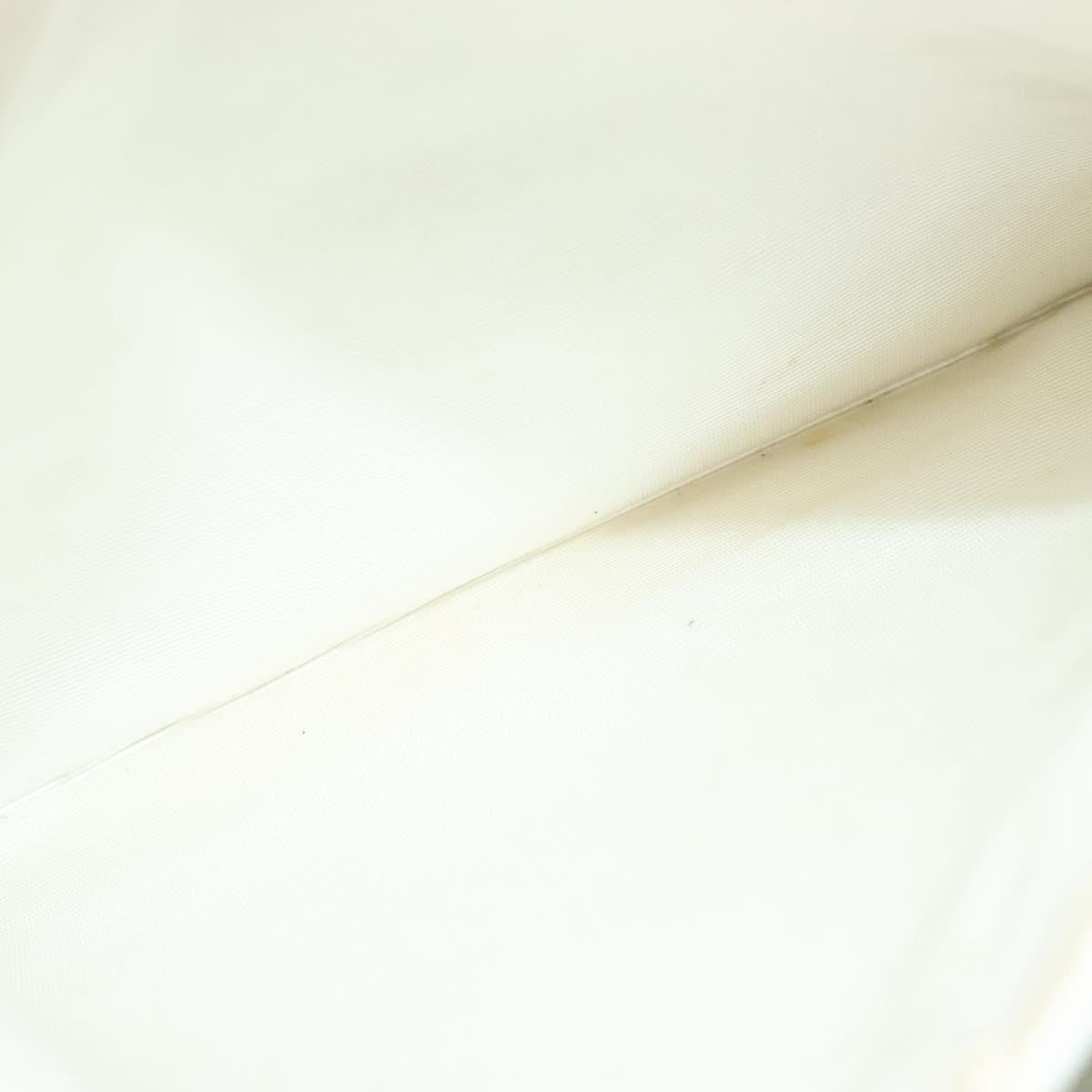 Chanel Vintage Coco Logo Zip Tote Quilted Printed Canvas, WHITE, CANVAS, Tote bag